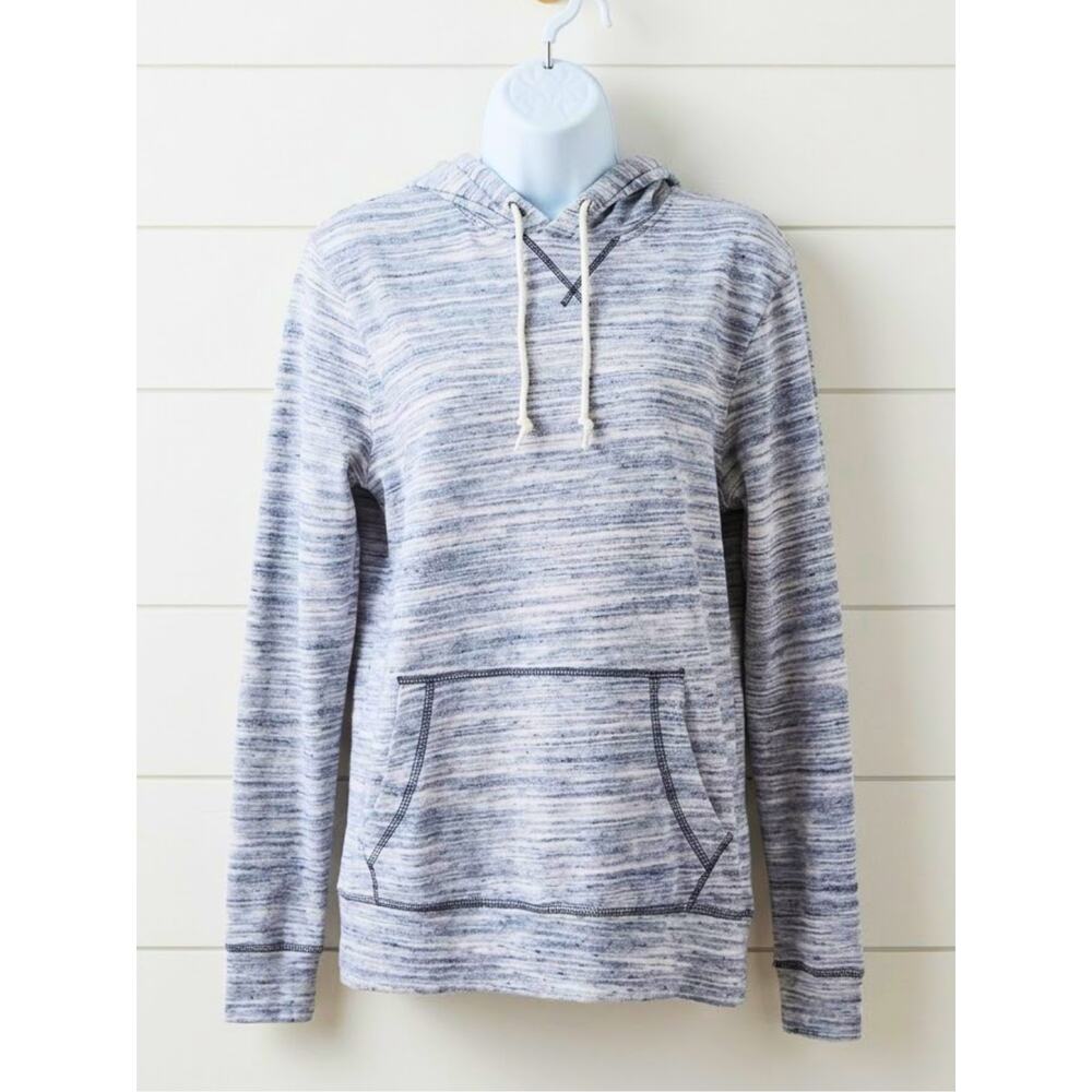Old Navy Space Dye Hoodie S Gray Blue Cozy Casual Athleisure Essential - Picture 3 of 7